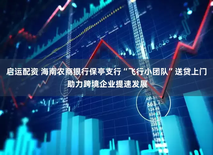启运配资 海南农商银行保亭支行“飞行小团队”送贷上门 助力跨境企业提速发展