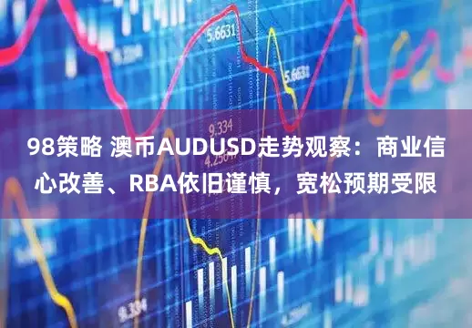 98策略 澳币AUDUSD走势观察:商业信心改善、RBA依旧谨慎,宽松预期受限